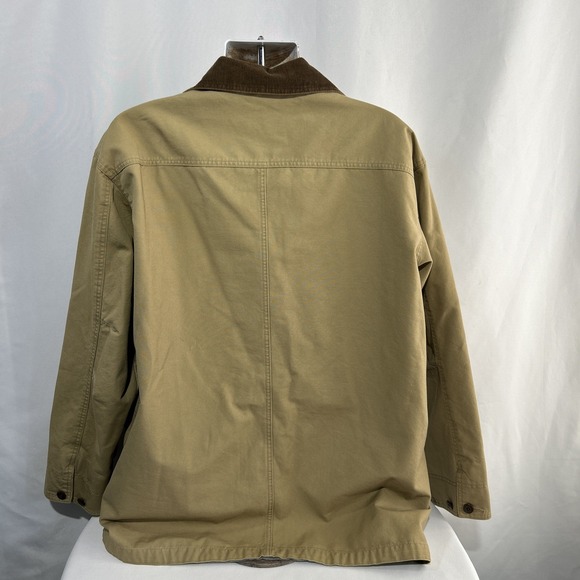 LL Bean Chore Coat Men Large Barn Field Jacket Corduroy Workwear Utility 0 WY16 - Picture 3 of 12
